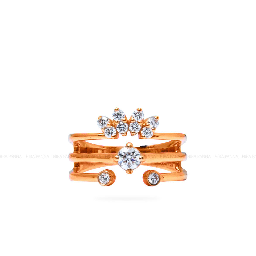 Rose Gold Diamond Ring