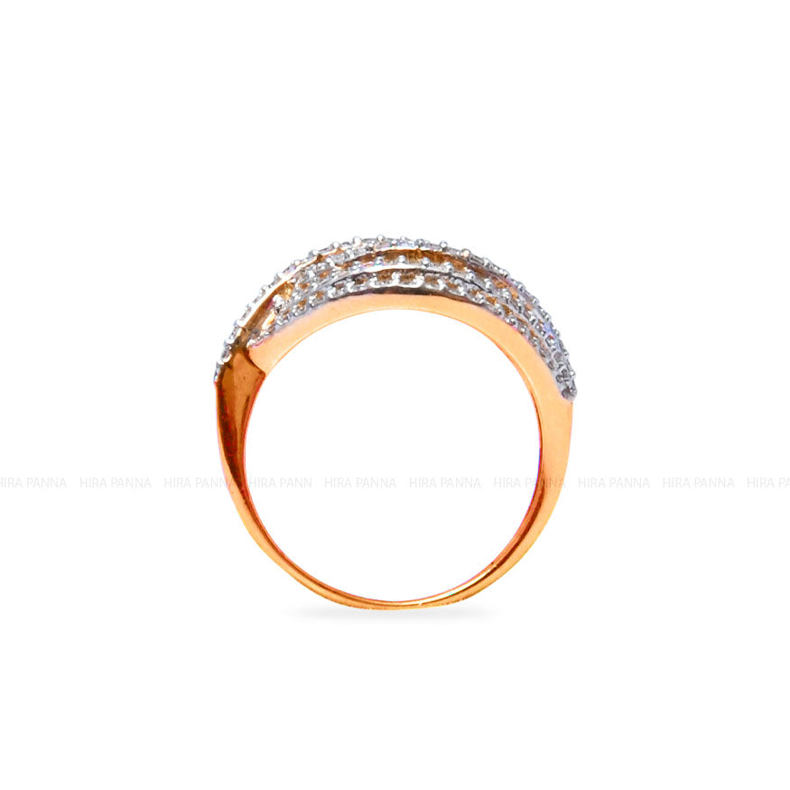 Diamond Rose Gold Ring