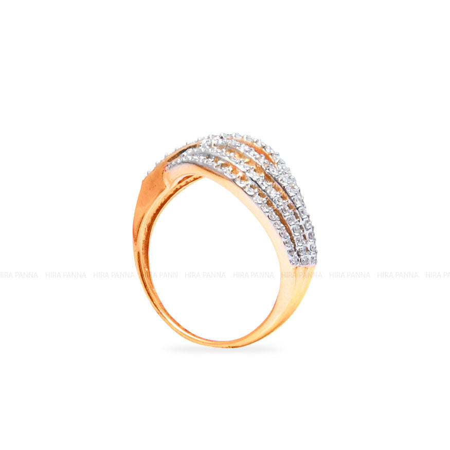 Diamond Rose Gold Ring