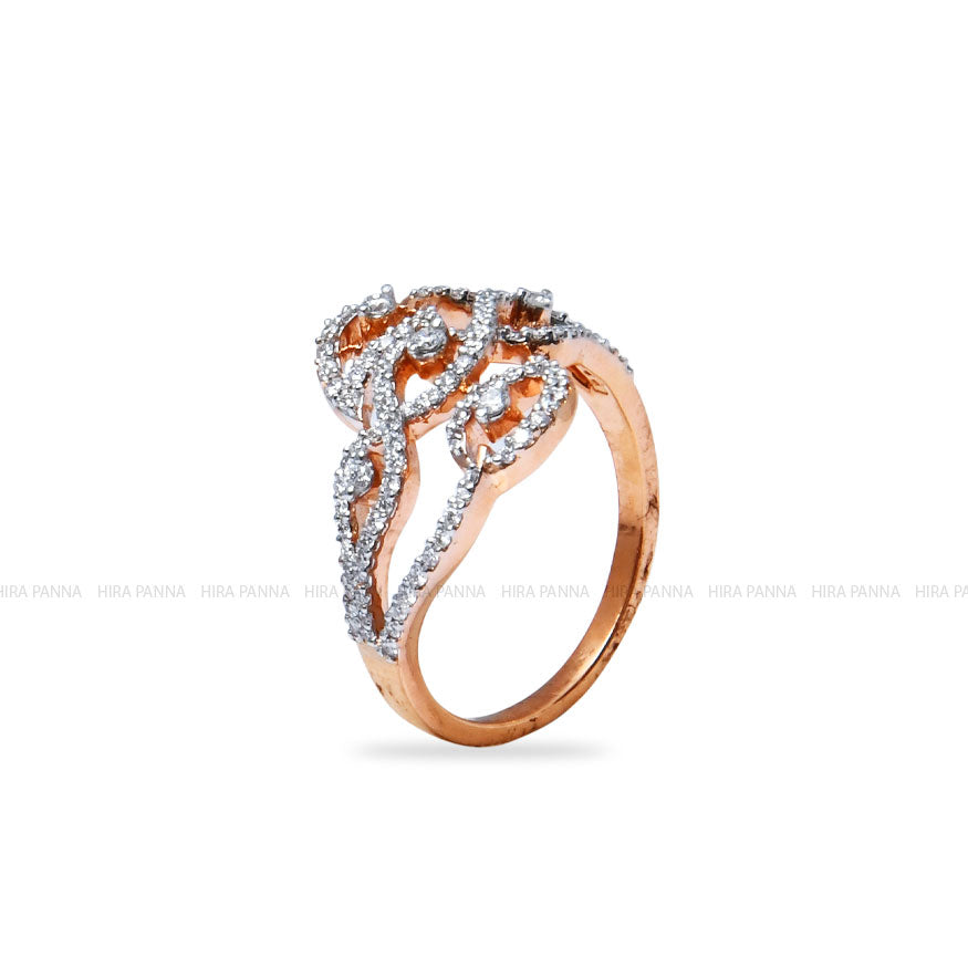 Rose Gold Diamond Ring