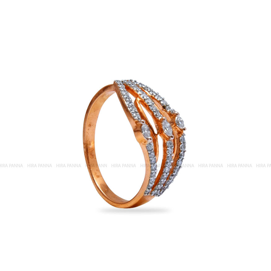 Rose Gold Diamond Ring