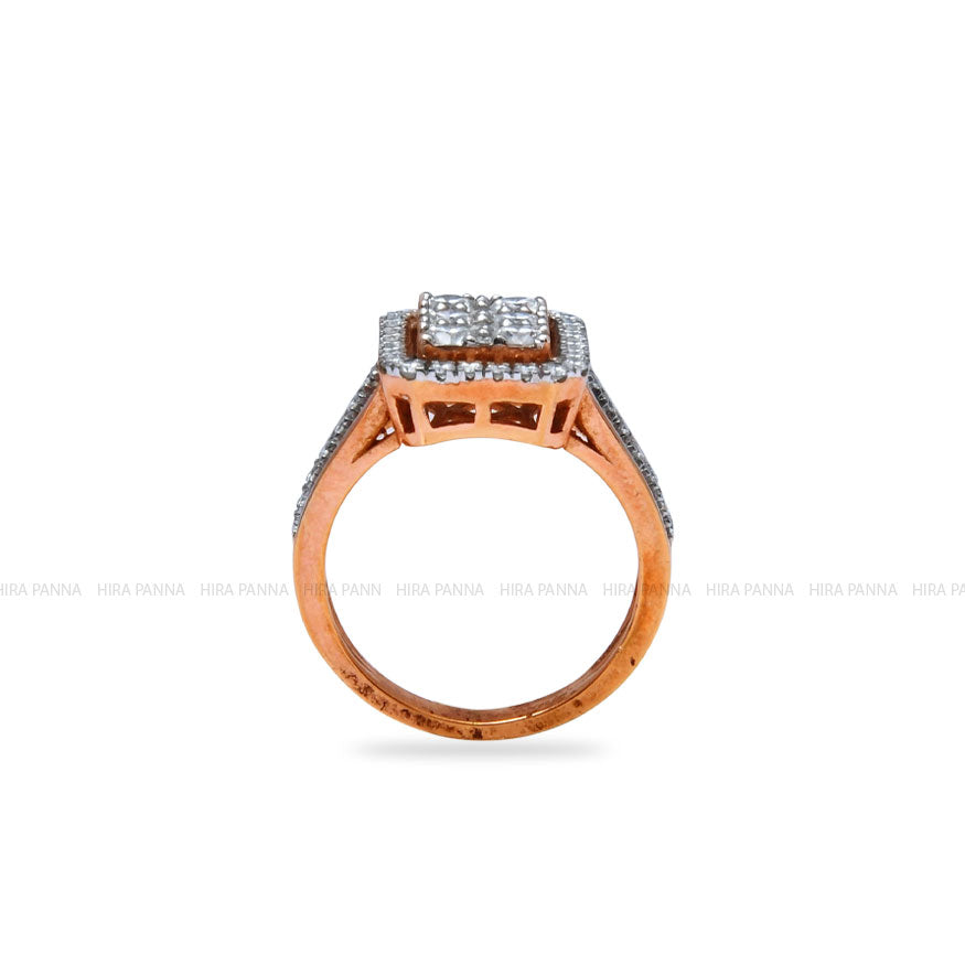 Rose Gold Diamond Ring