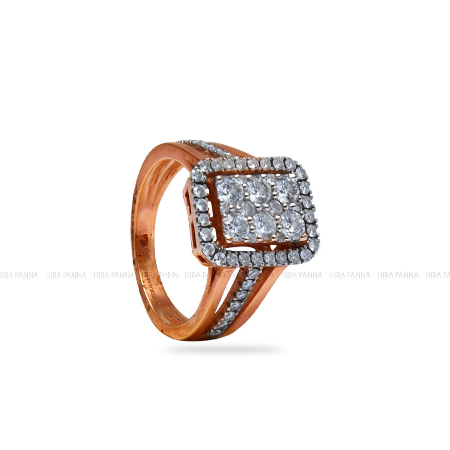 Rose Gold Diamond Ring