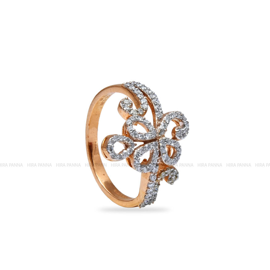 Rose Gold Diamond Ring