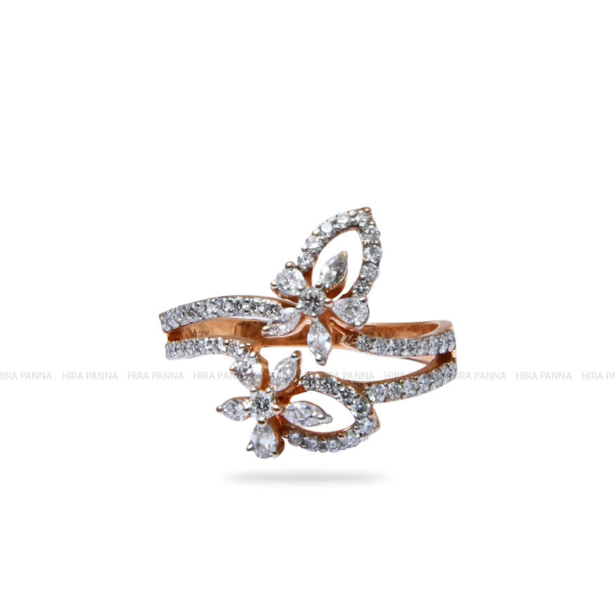 Rose Gold Diamond Ring