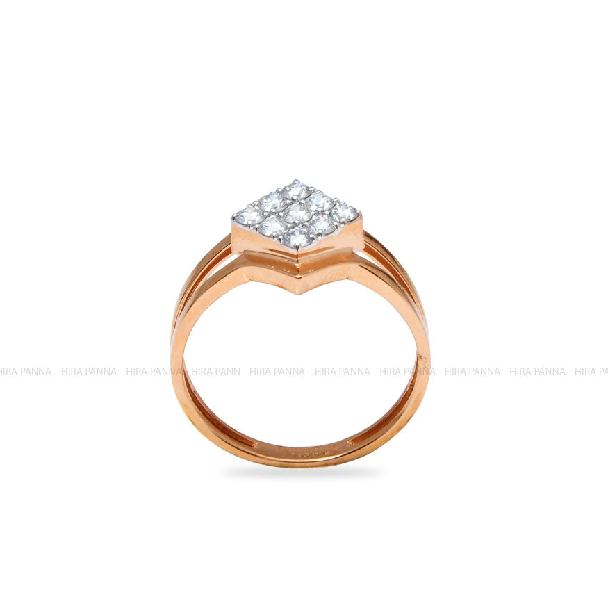 Rose Gold Diamond Ring