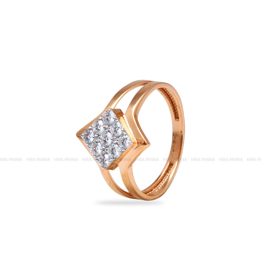 Rose Gold Diamond Ring