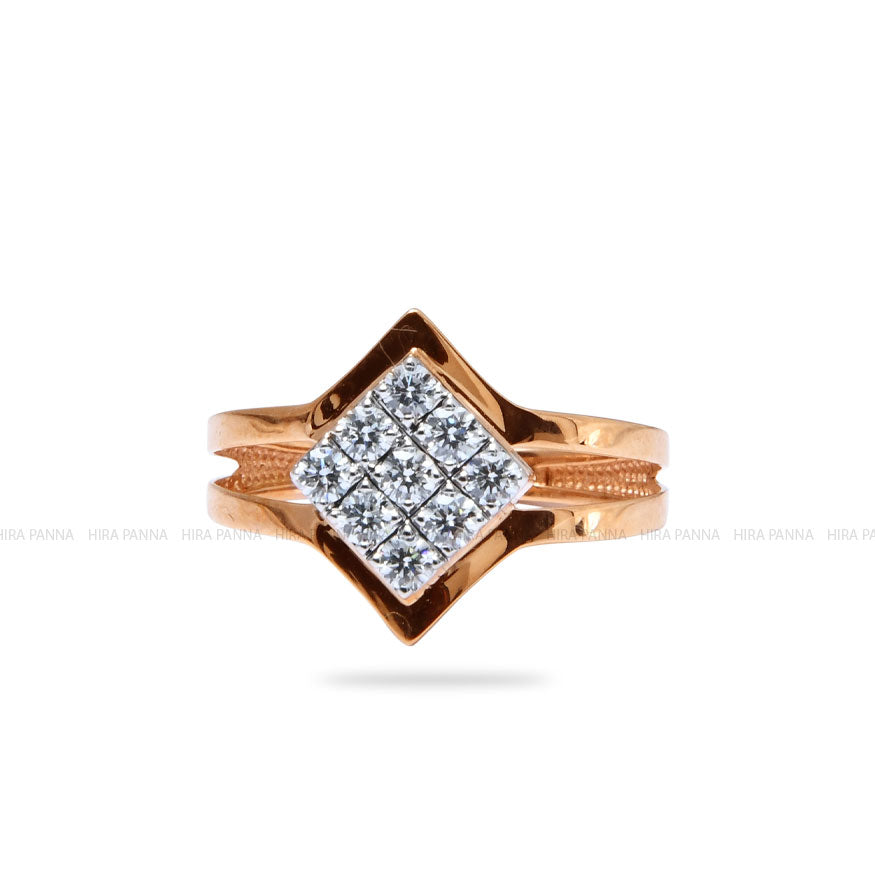 Rose Gold Diamond Ring