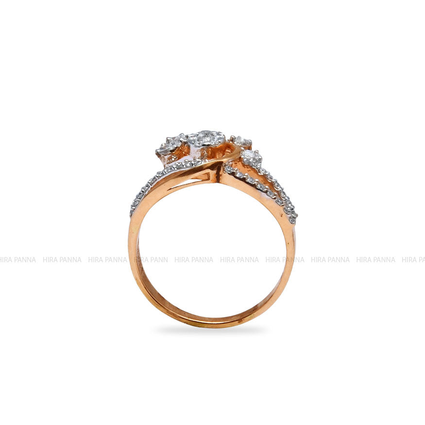 Rose Gold Diamond Ring