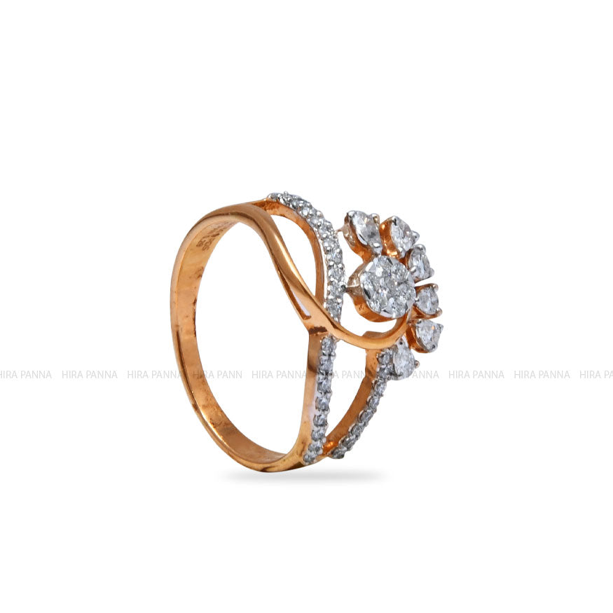 Rose Gold Diamond Ring