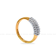 Diamond Gold Finish Ring