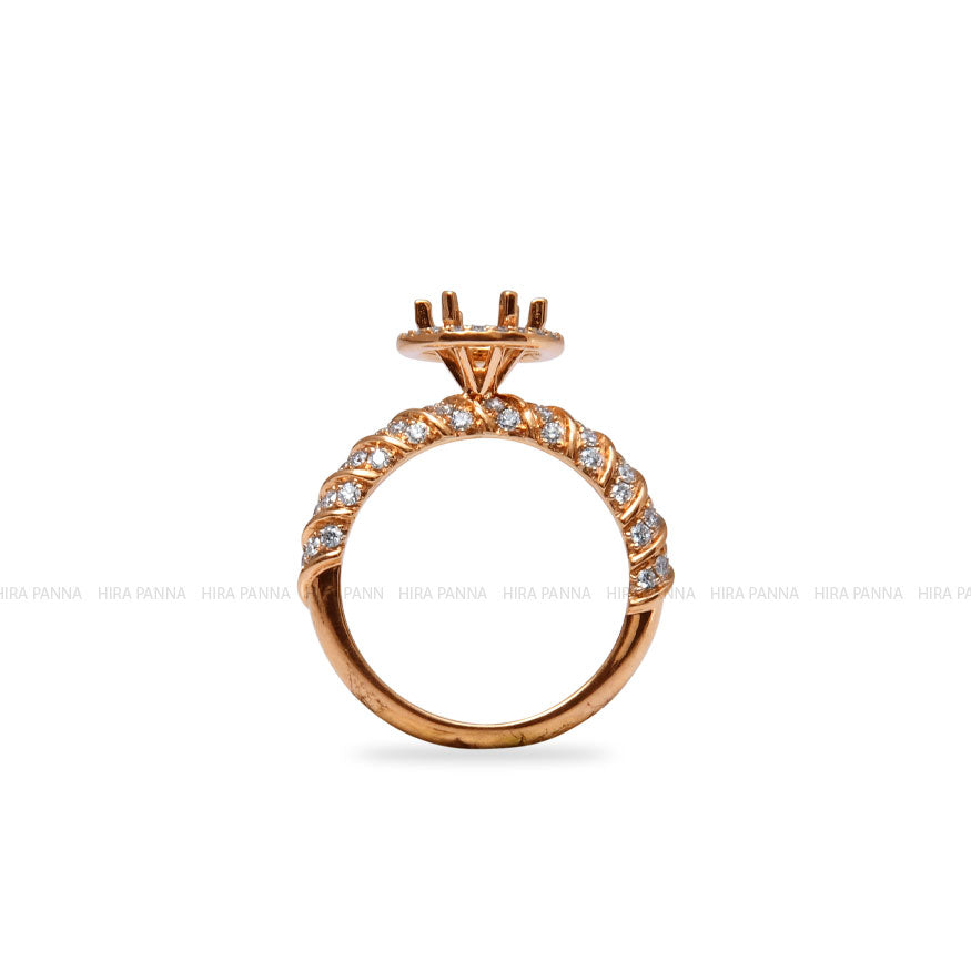 Rose Gold Diamond Ring