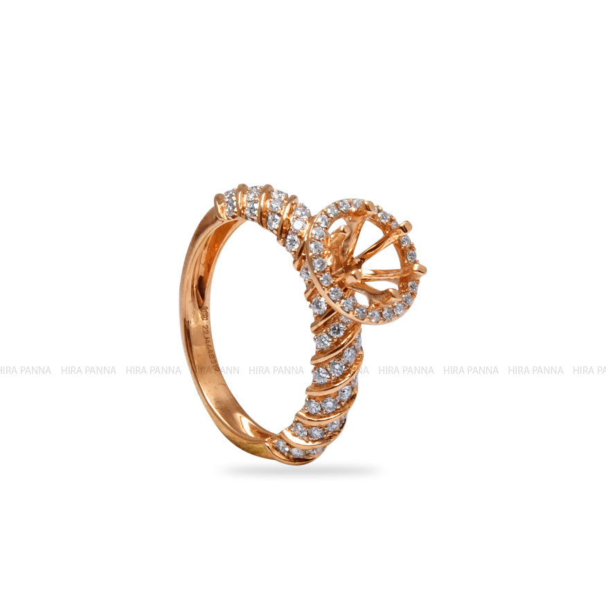 Rose Gold Diamond Ring