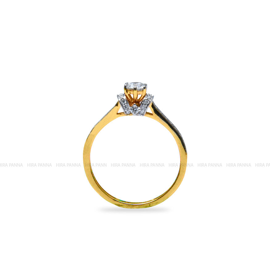 Solitaire Gold Ring