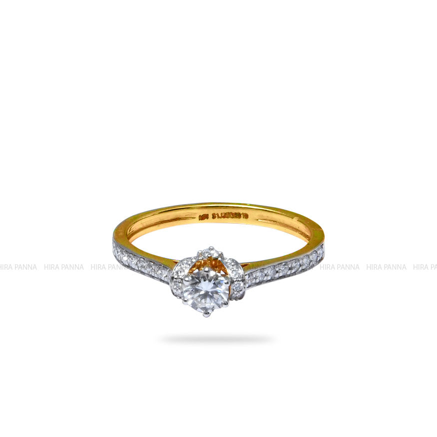 Solitaire Gold Ring