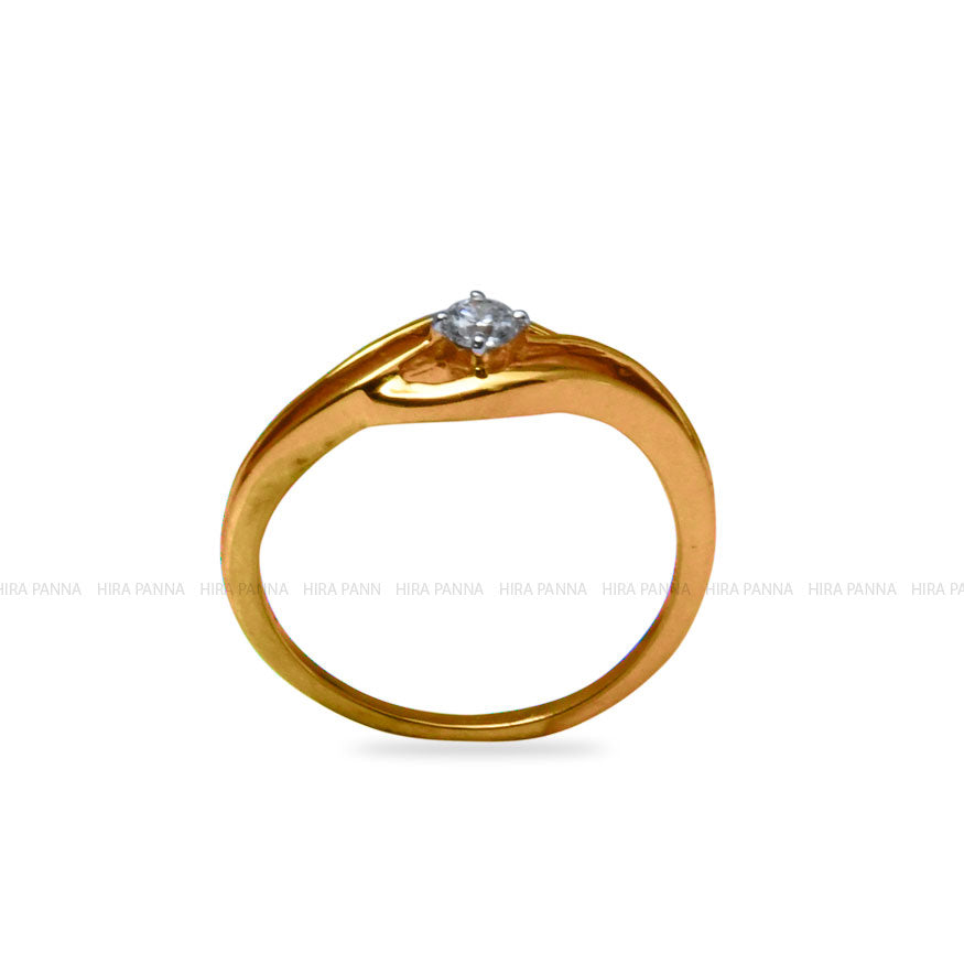 Solitaire Gold Ring