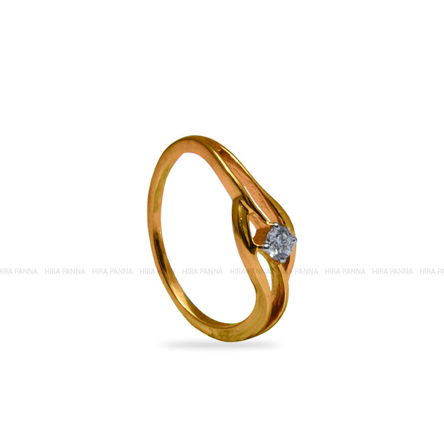 Solitaire Gold Ring