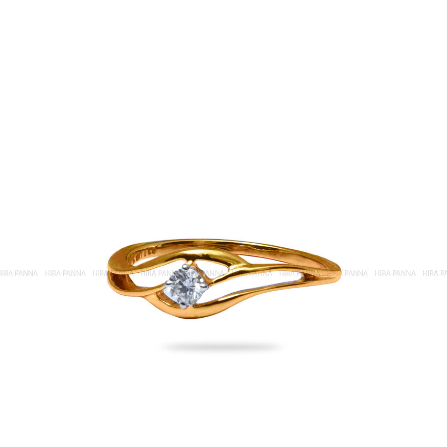 Solitaire Gold Ring