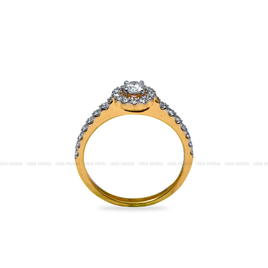 Solitaire Gold Ring