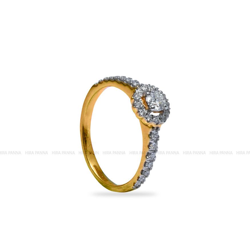 Solitaire Gold Ring