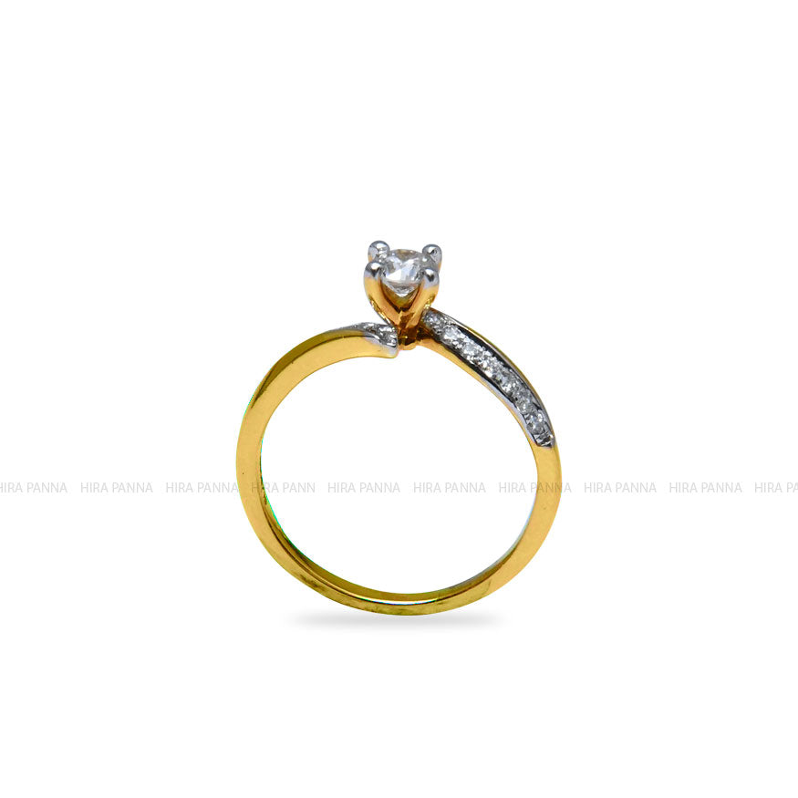 Solitaire Gold Ring