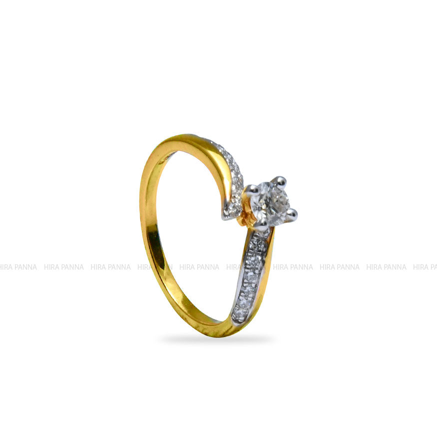 Solitaire Gold Ring