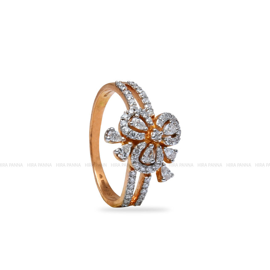 Rose Gold Diamond Ring