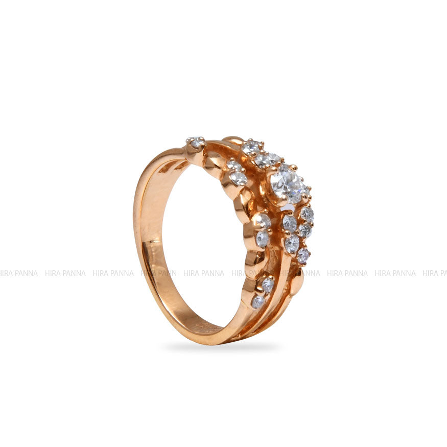 Rose Gold Diamond Ring