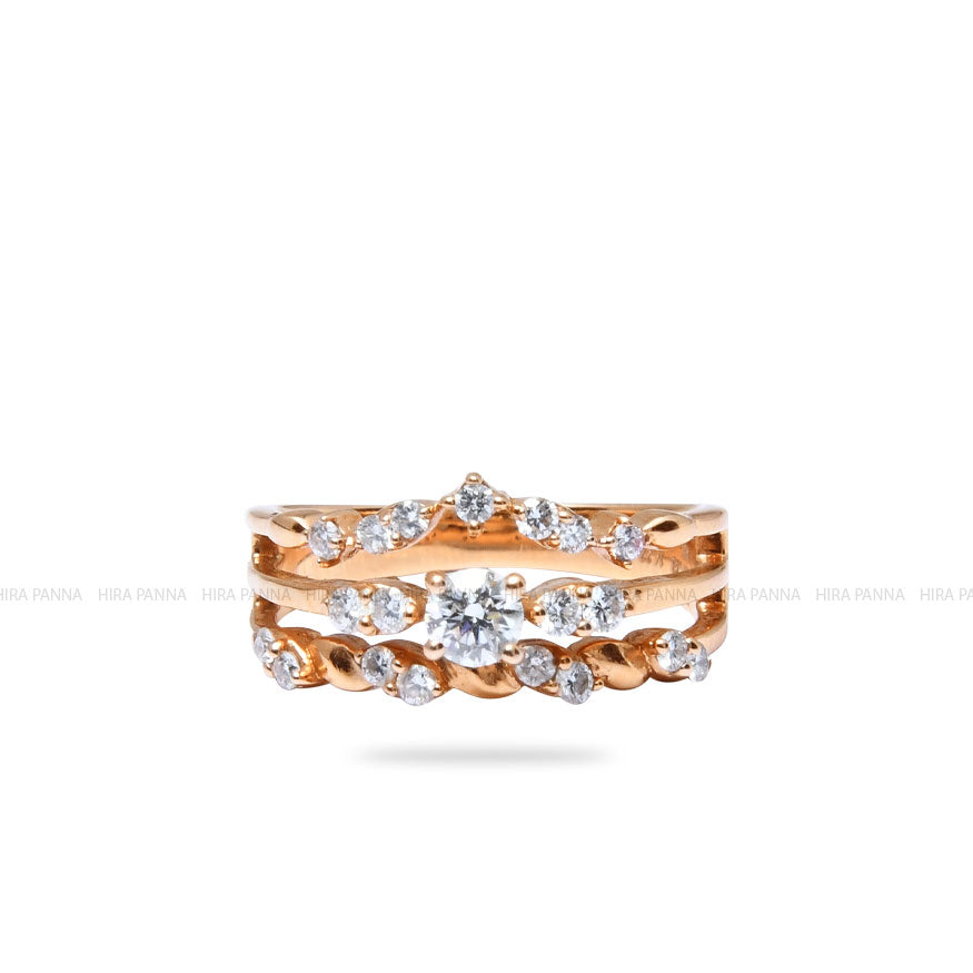 Rose Gold Diamond Ring