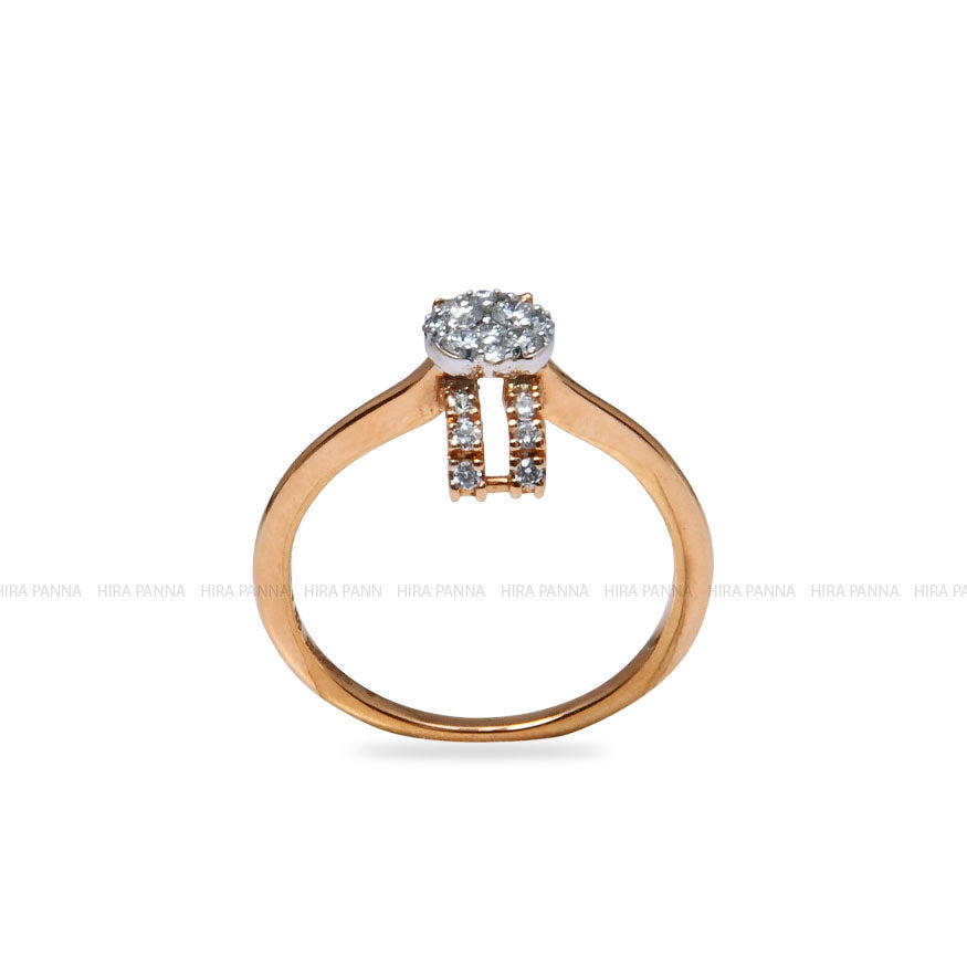 Rose Gold Diamond Ring