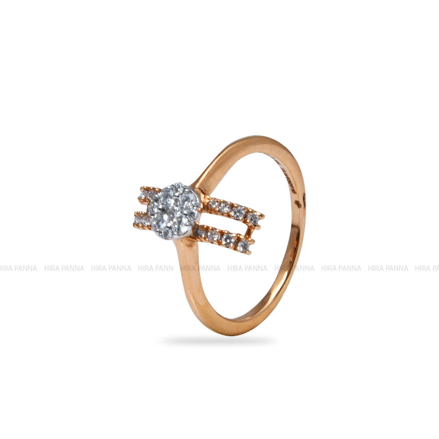 Rose Gold Diamond Ring