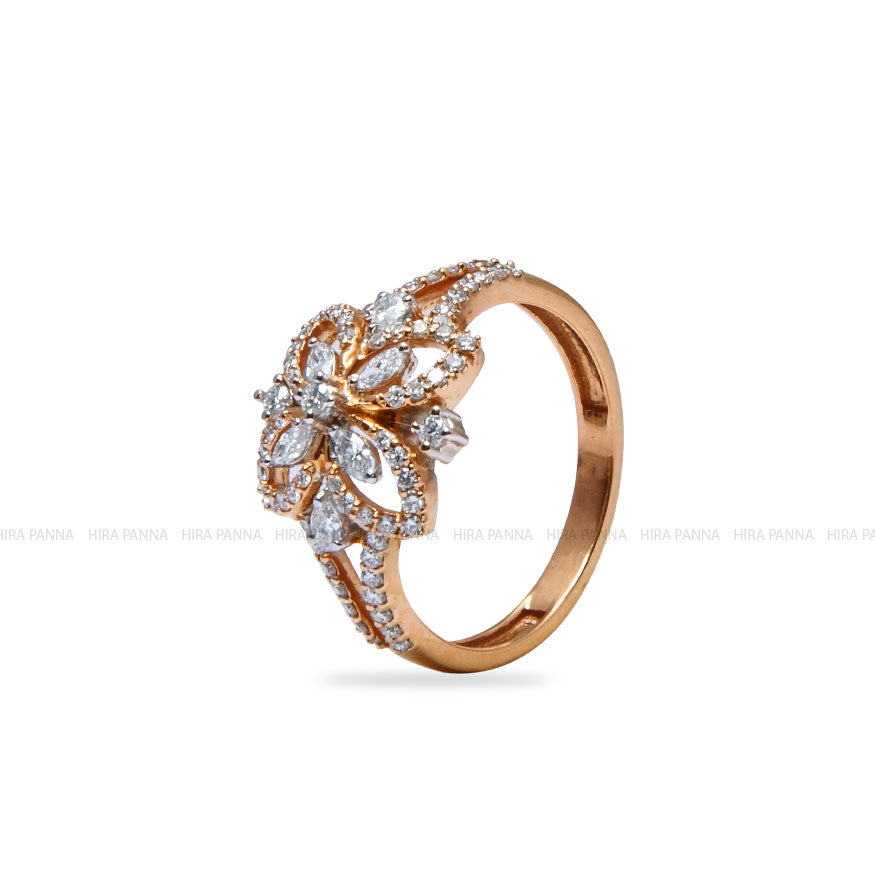 Rose Gold Diamond Ring