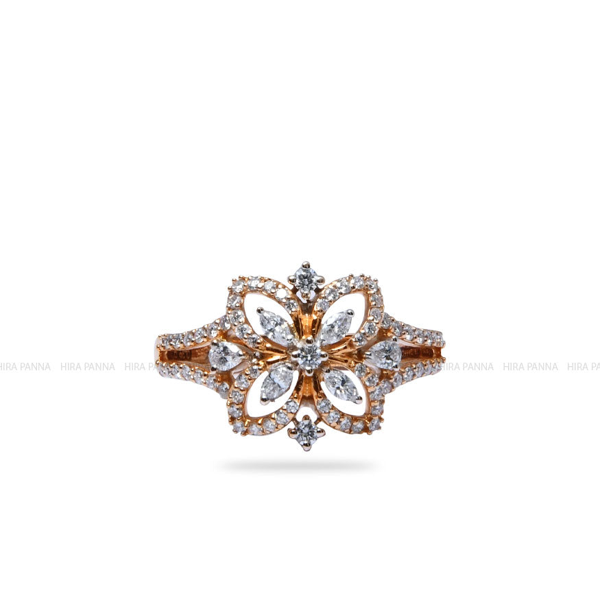 Rose Gold Diamond Ring