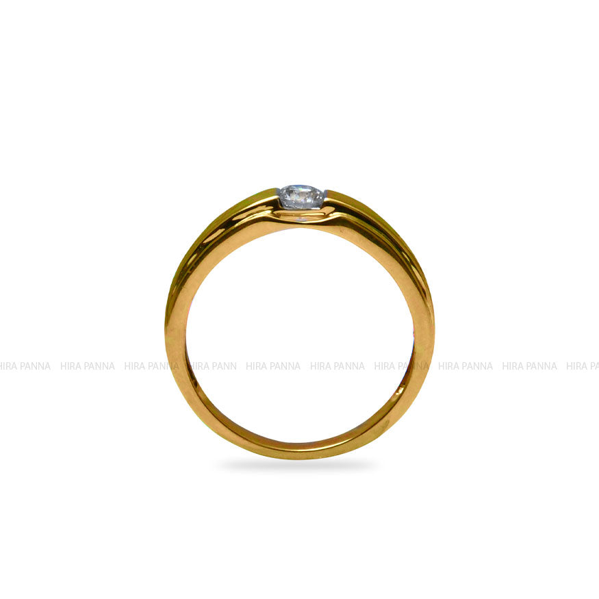 Solitaire Gold Ring