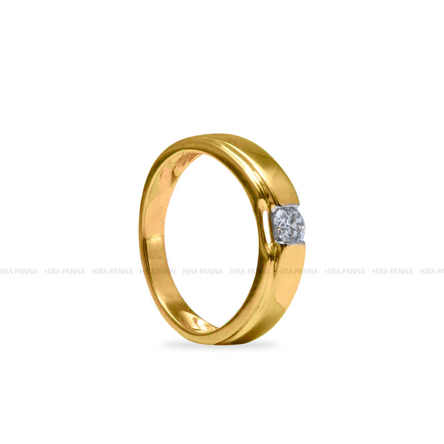 Solitaire Gold Ring