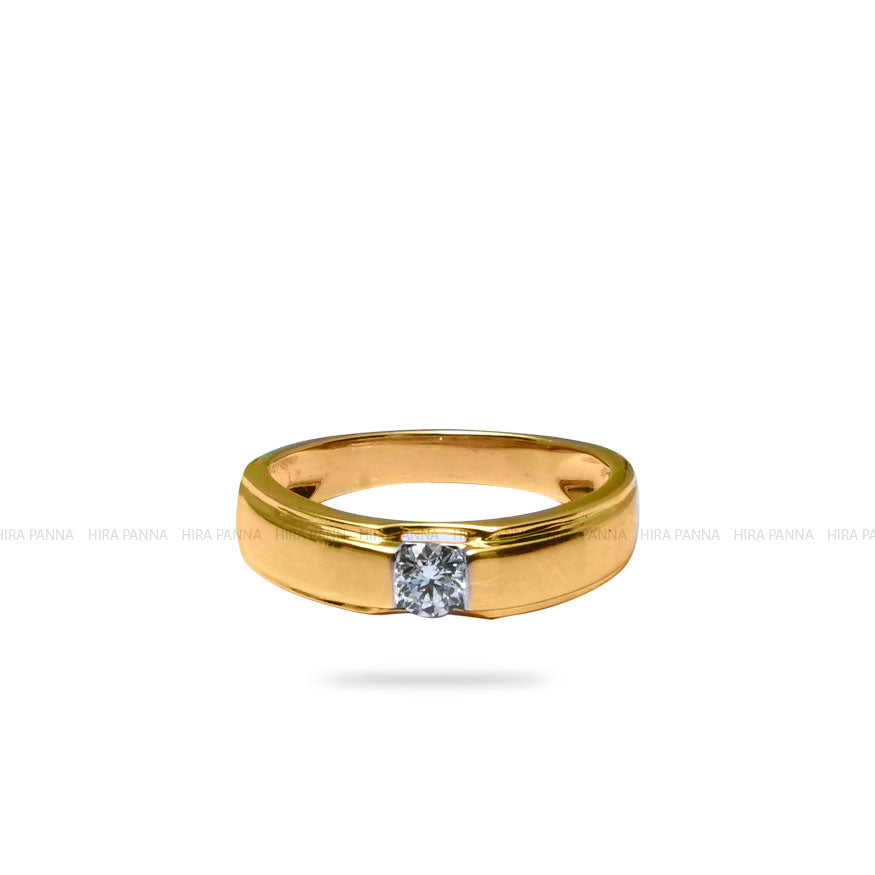 Solitaire Gold Ring