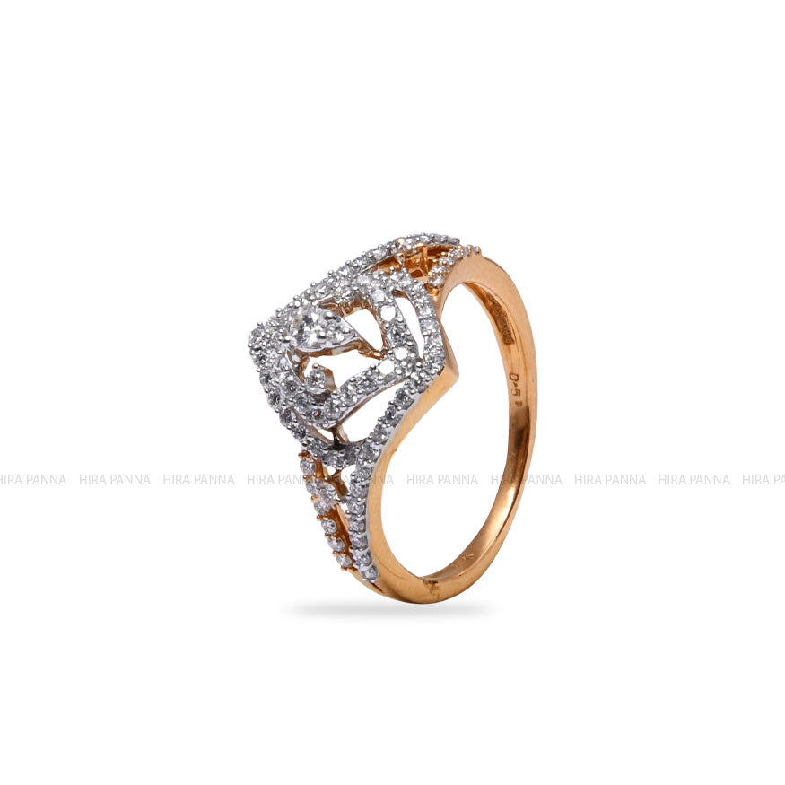 Rose Gold Diamond Ring