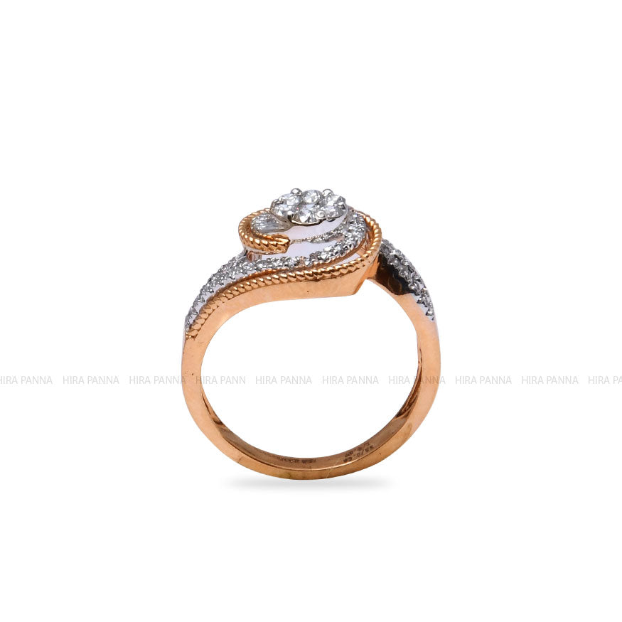 Rose Gold Diamond Ring