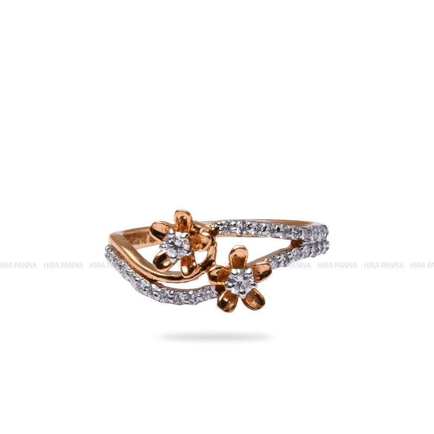 Rose Gold Diamond Ring