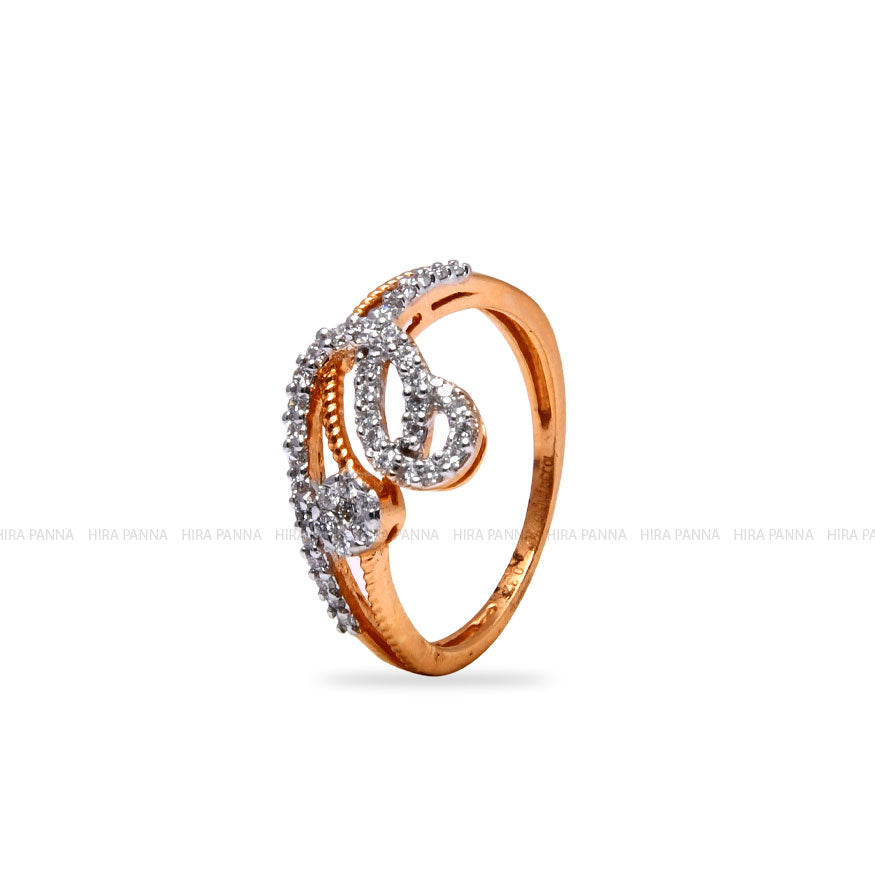 Rose Gold Diamond Ring