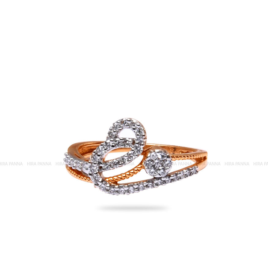 Rose Gold Diamond Ring