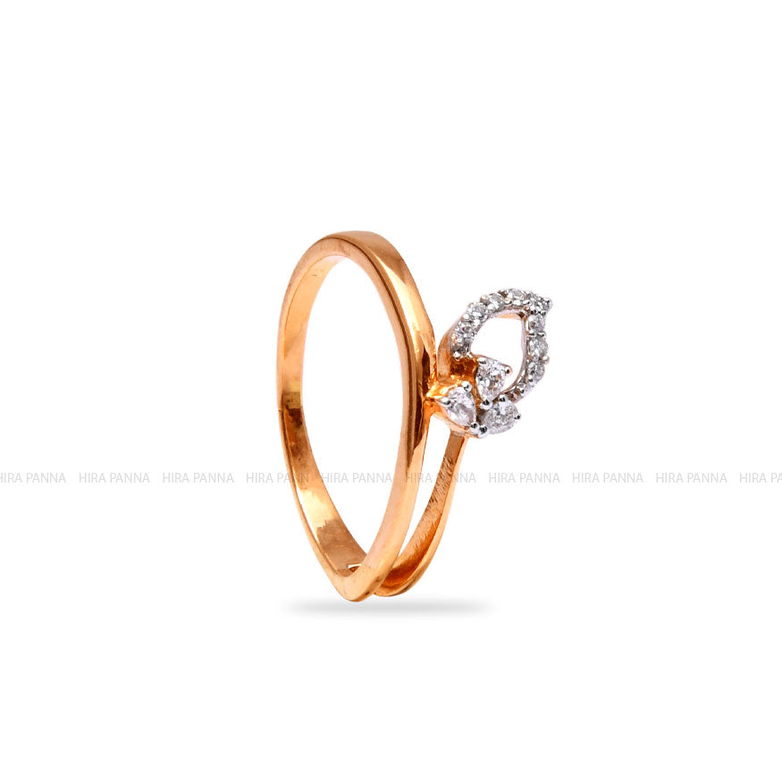 Rose Gold Diamond Ring