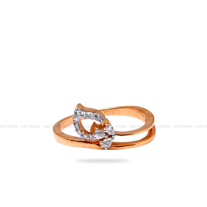 Rose Gold Diamond Ring