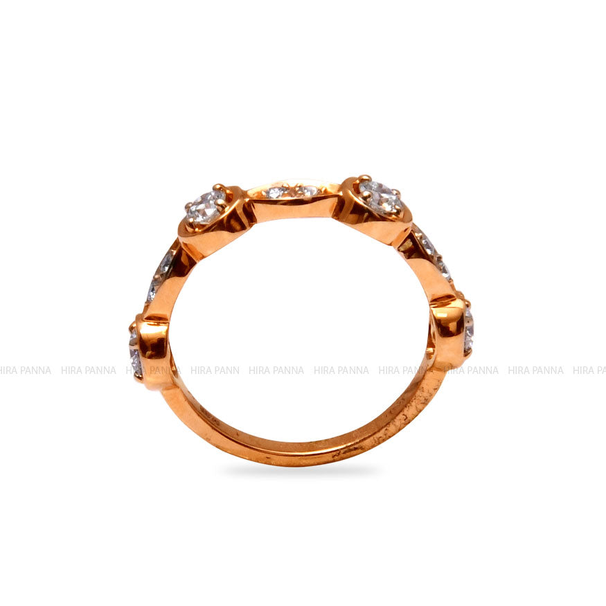 Rose Gold Diamond Ring