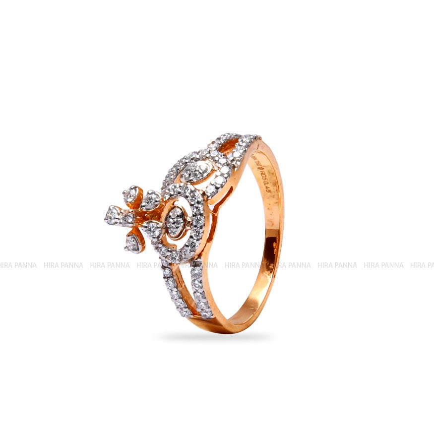 Rose Gold Diamond Ring