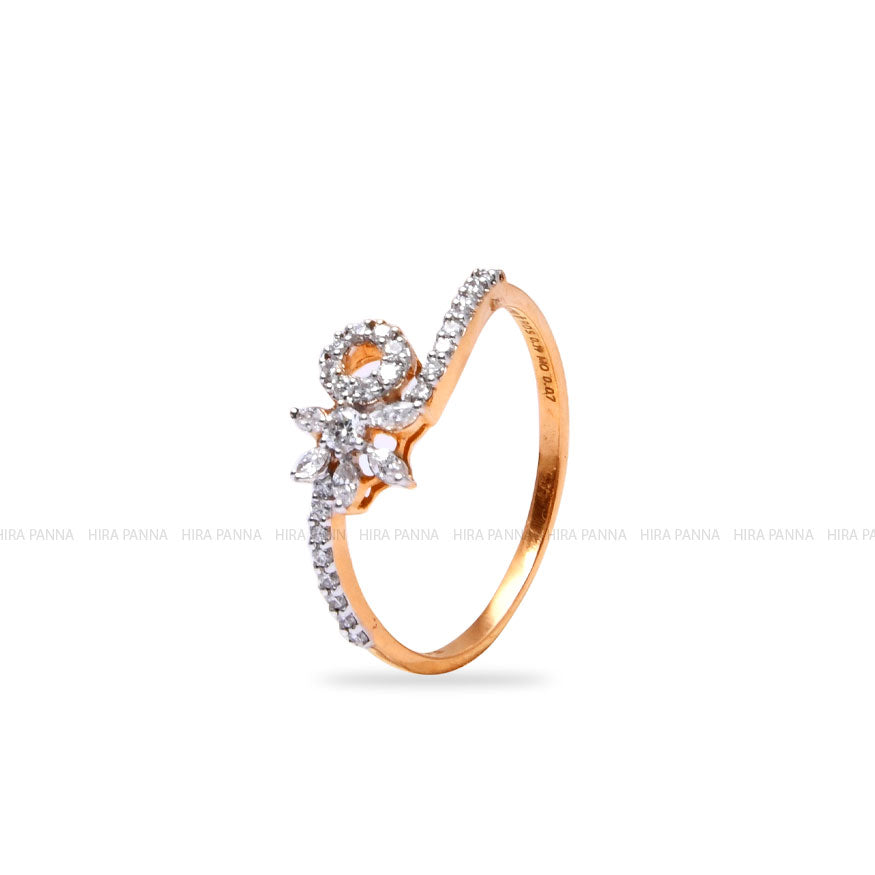 Rose Gold Diamond Ring