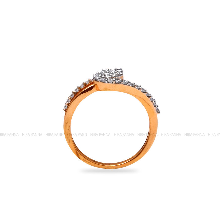 Rose Gold Diamond Ring