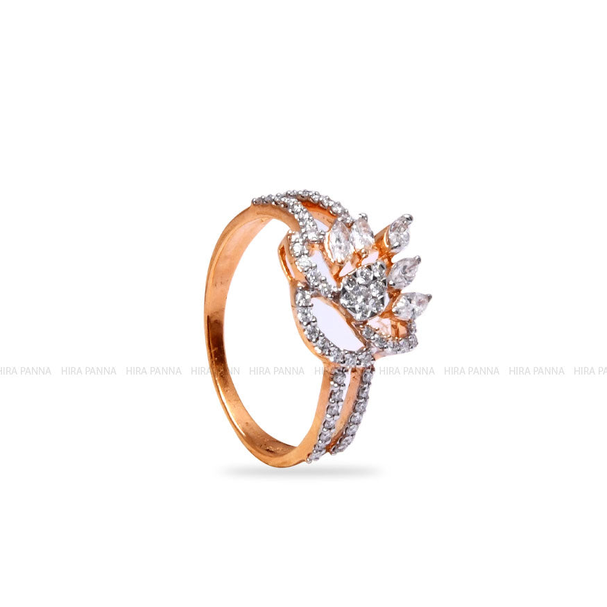 Rose Gold Diamond Ring