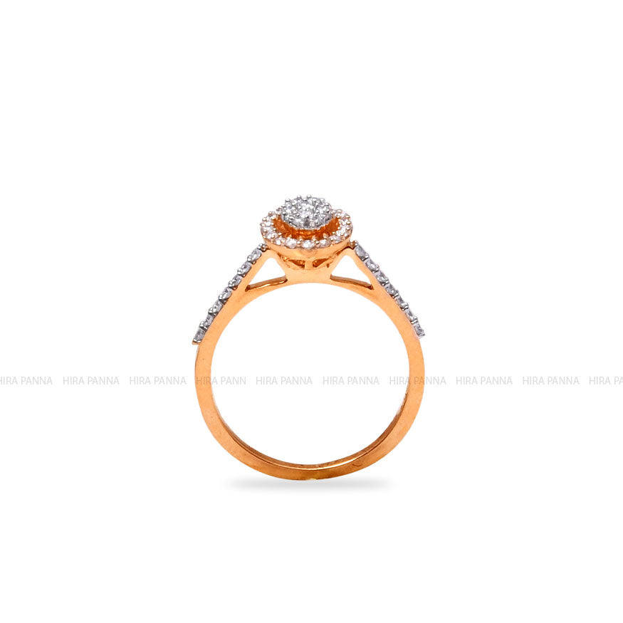 Rose Gold Diamond Ring