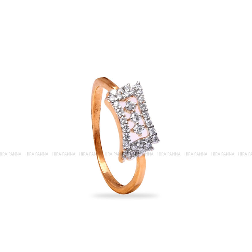 Rose Gold Diamond Ring